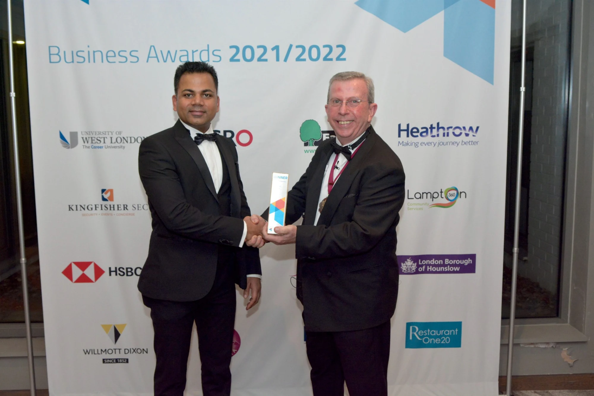 Business Awards 2021/2022 — event photograph or programme