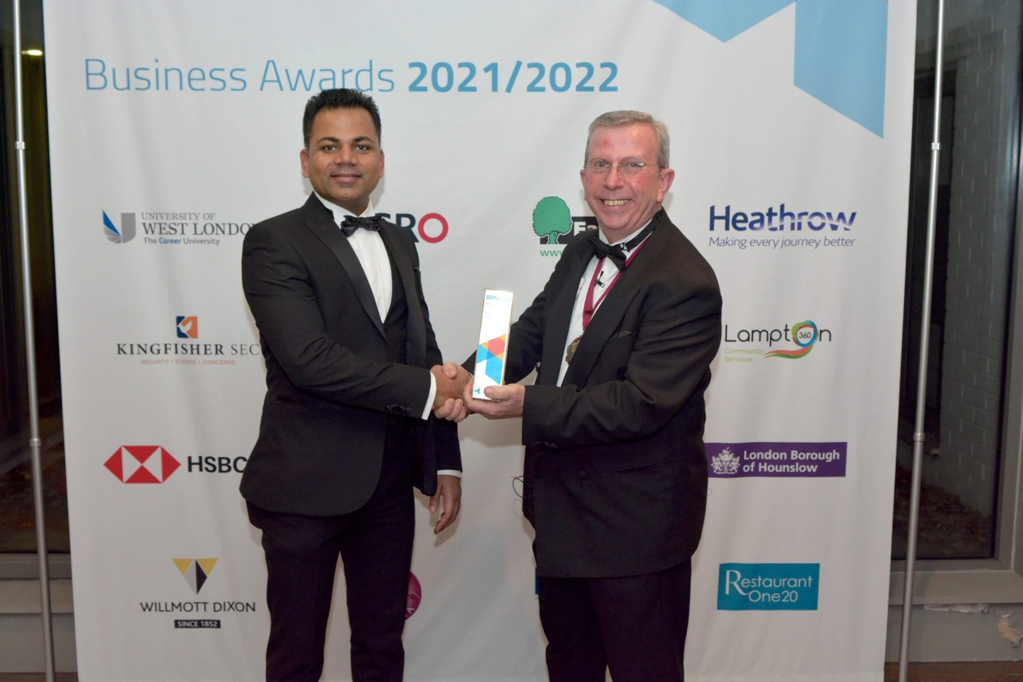Business Awards 2021/2022 — event photograph or programme